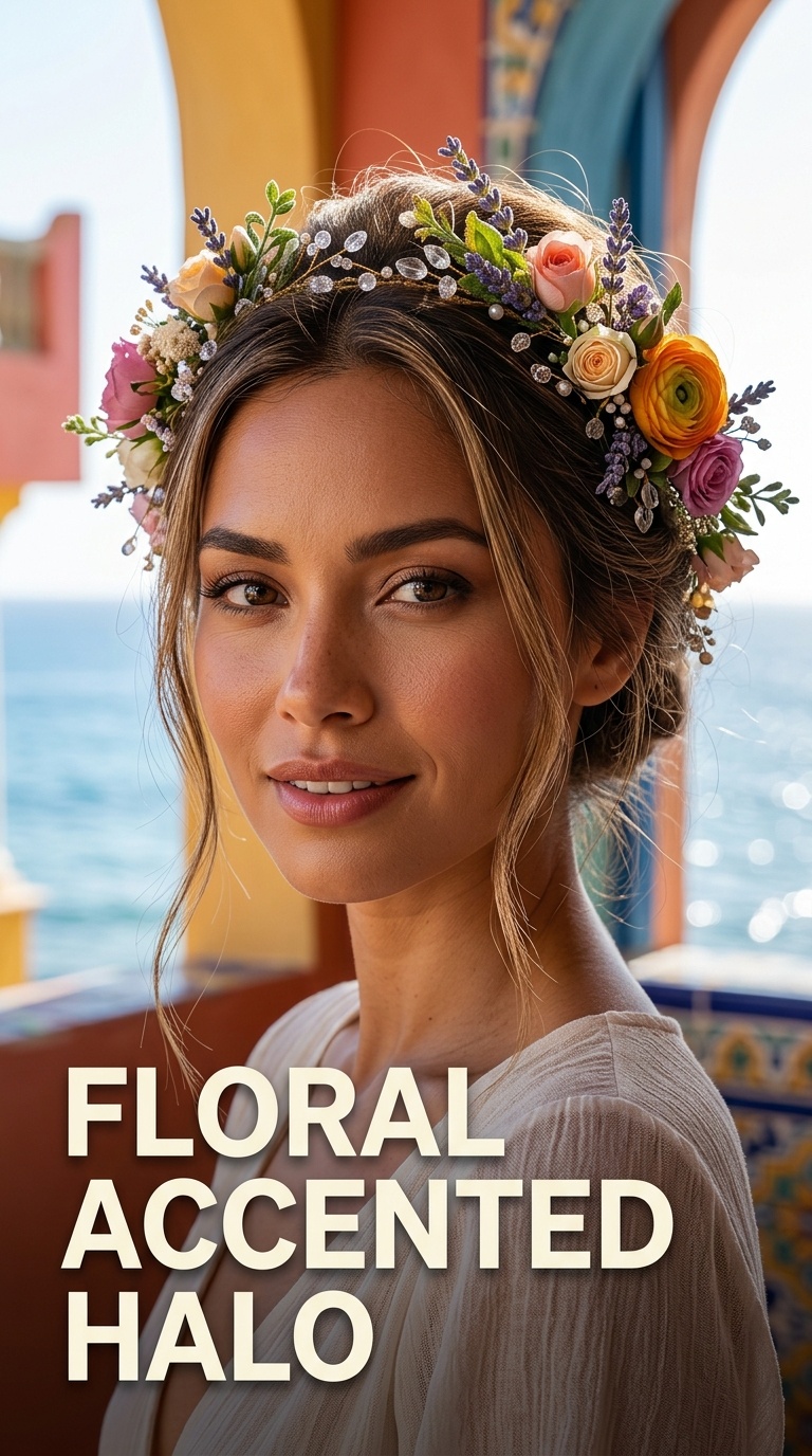 Floral Accented Halo