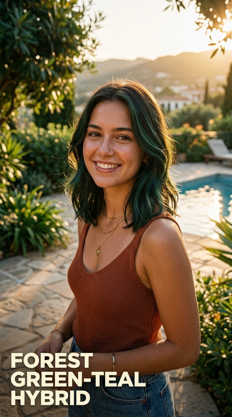 Forest Green-Teal Hybrid
