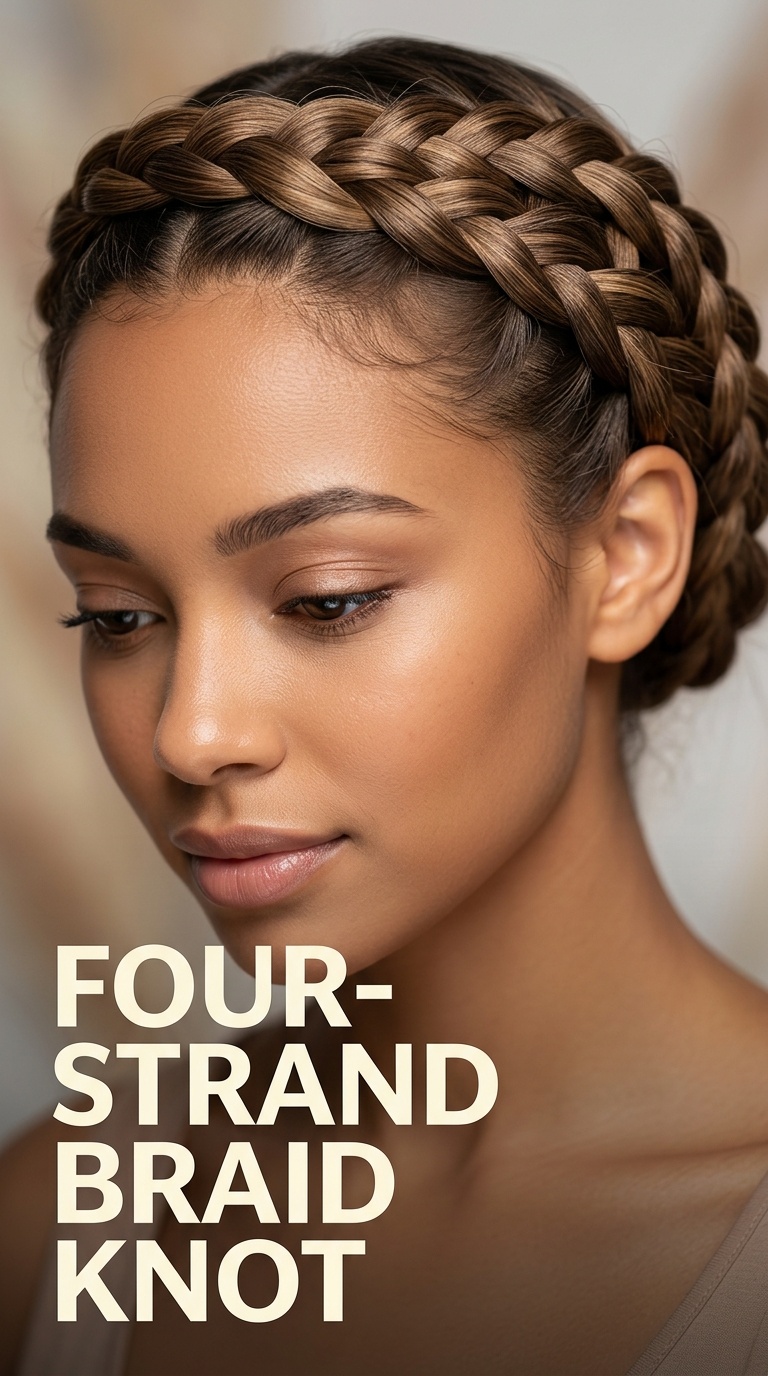 Four-Strand Braid Knot