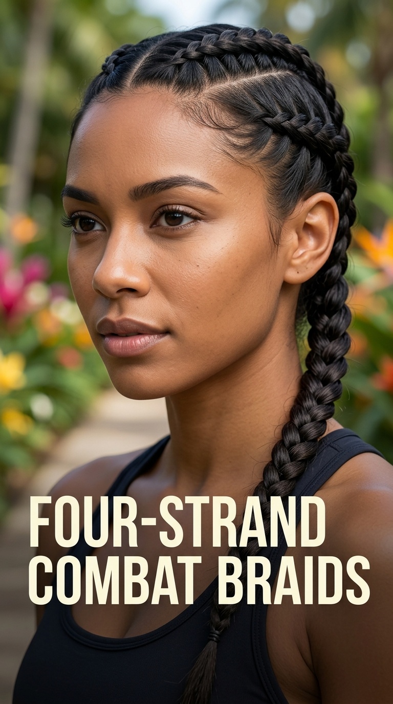 Four-Strand Combat Braids