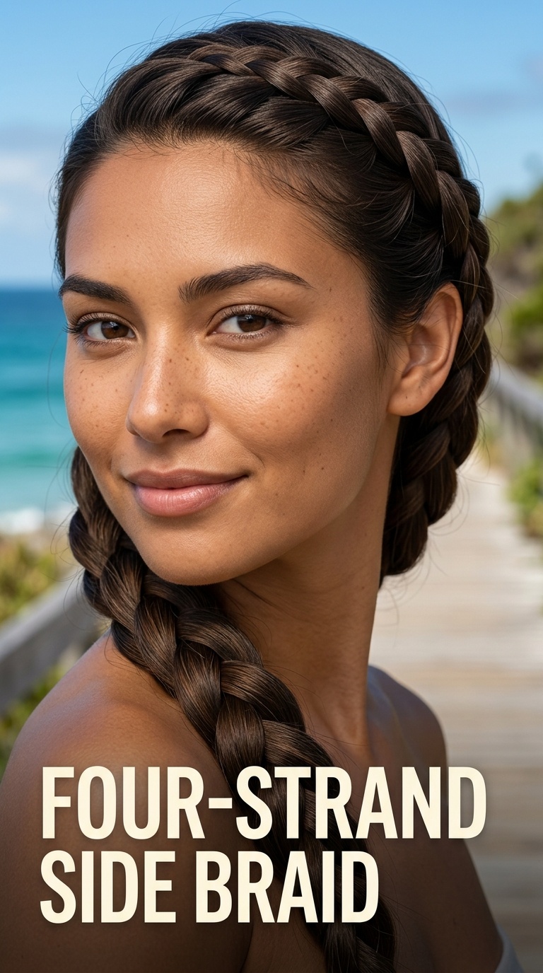 Four-Strand Side Braid