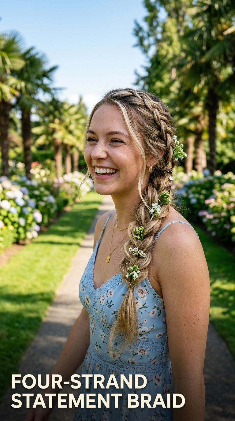 Four-Strand Statement Braid