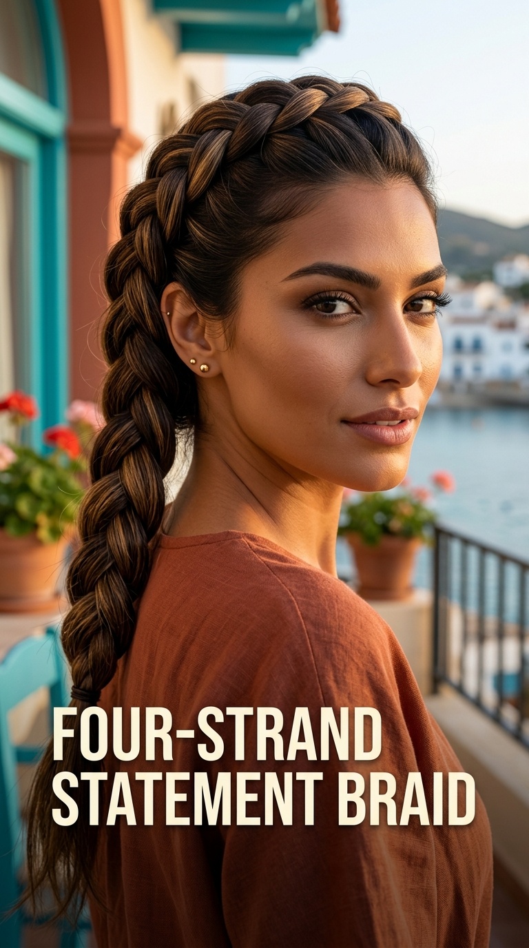 Four-Strand Statement Braid