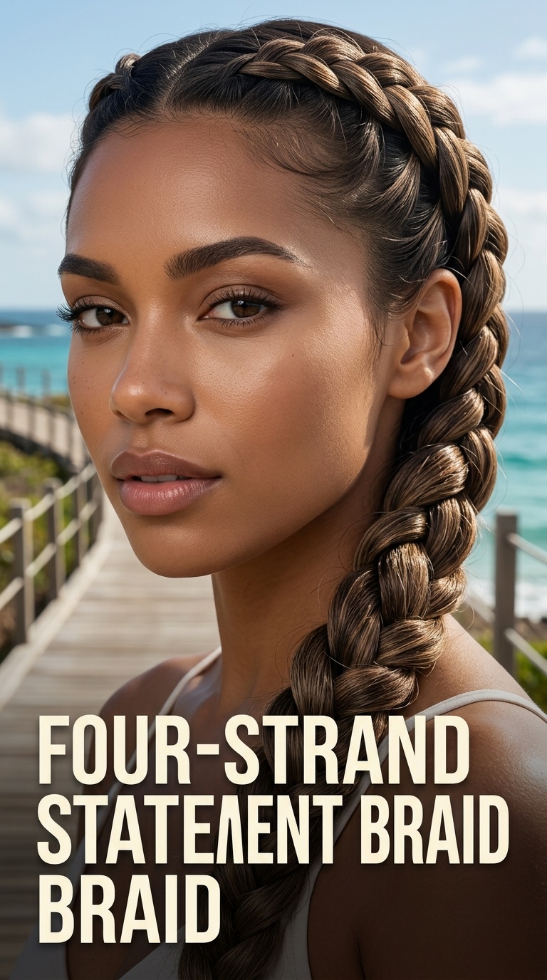 Four-Strand Statement Braid