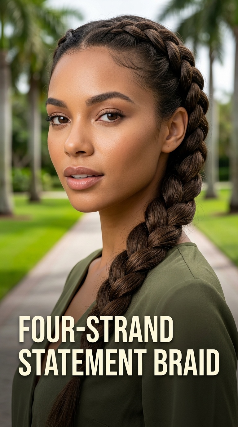 Four-Strand Statement Braid