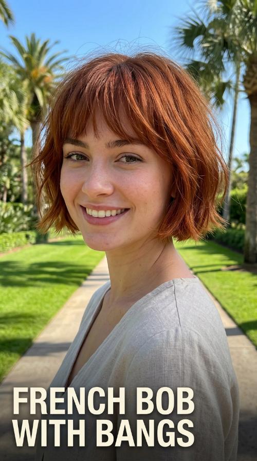 French Bob with Bangs