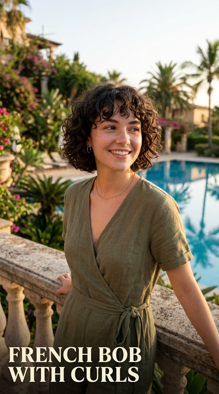 French Bob with Curls