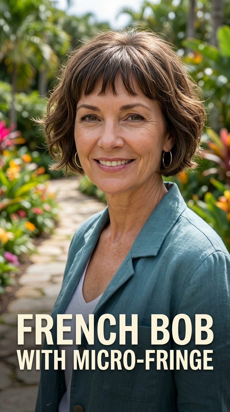 French Bob with Micro-Fringe