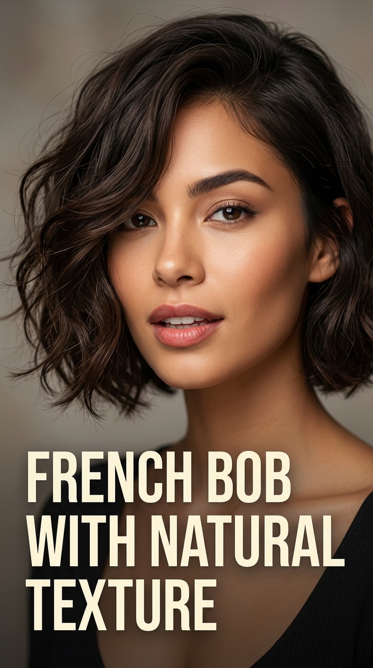 French Bob with Natural Texture