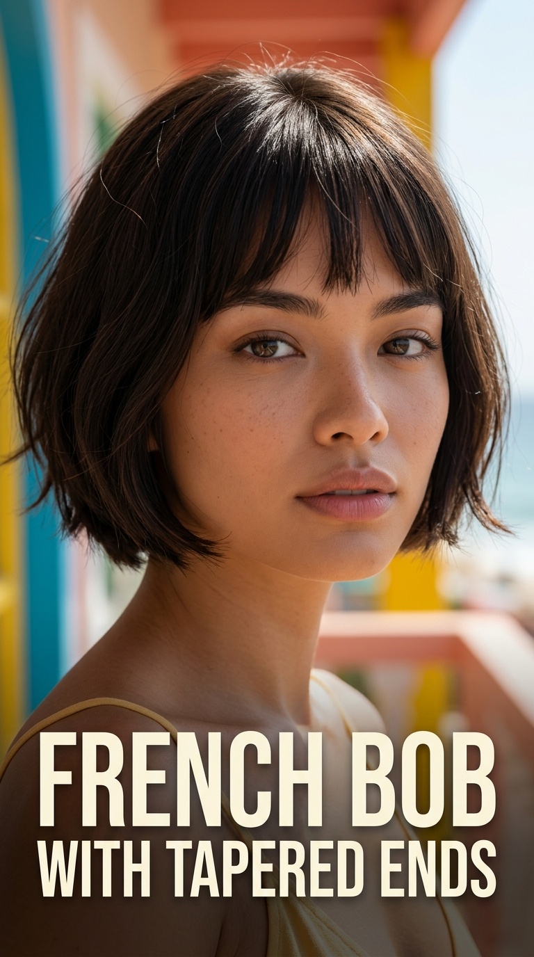 French Bob with Tapered Ends