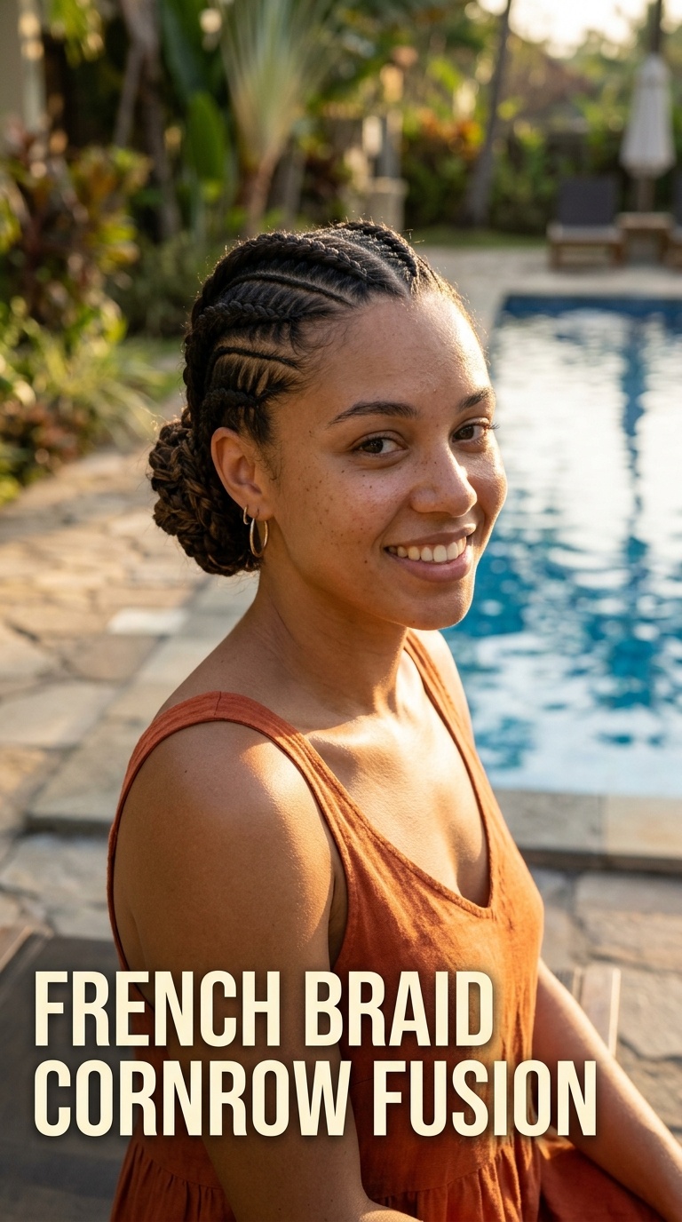 French Braid Cornrow Fusion