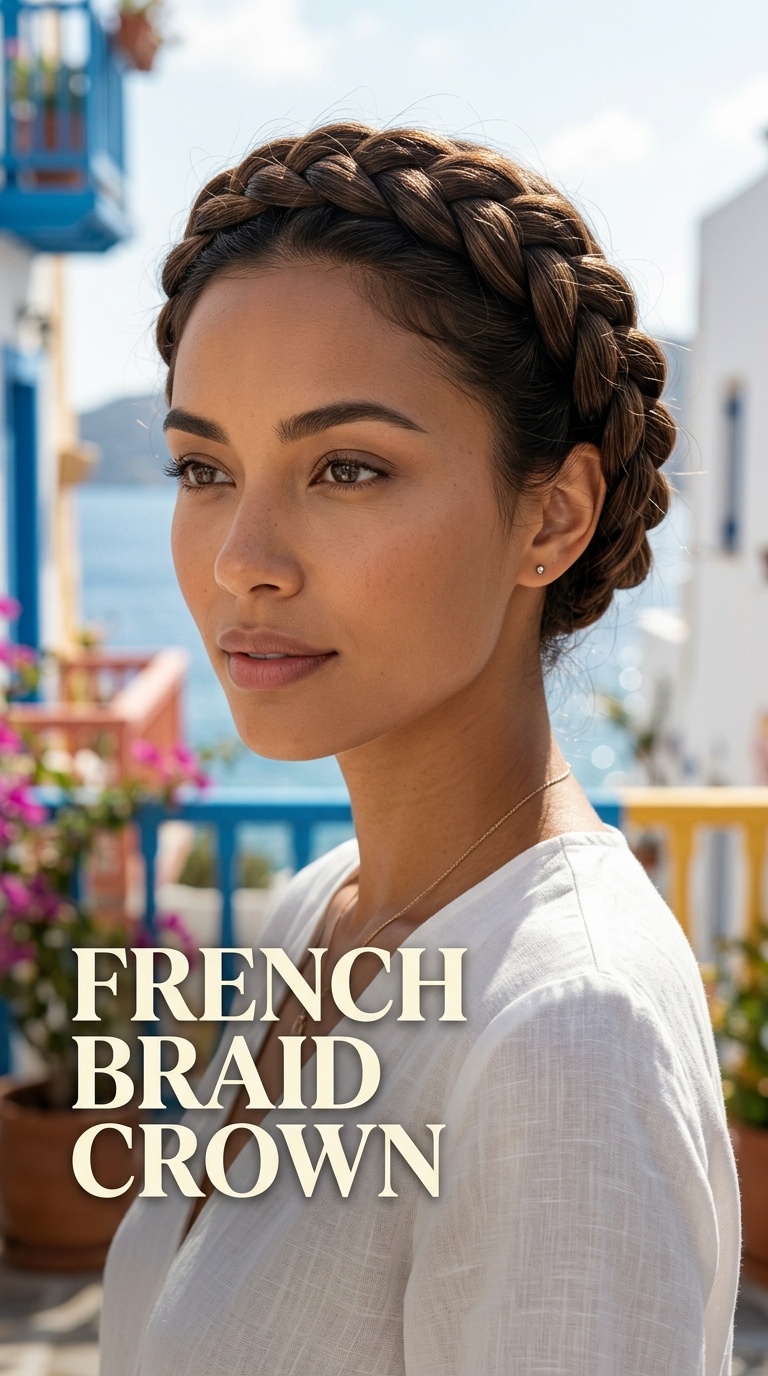 French Braid Crown