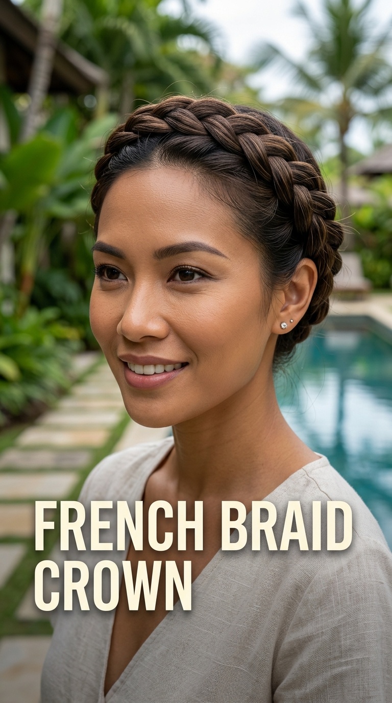 French Braid Crown
