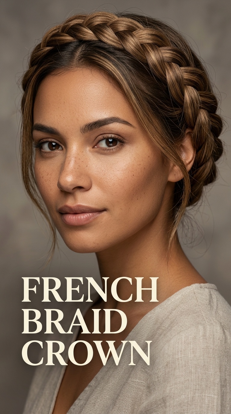 French Braid Crown
