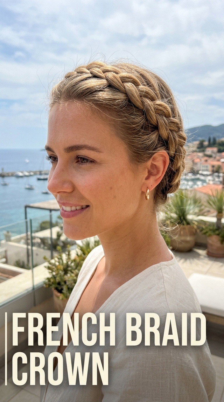 French Braid Crown