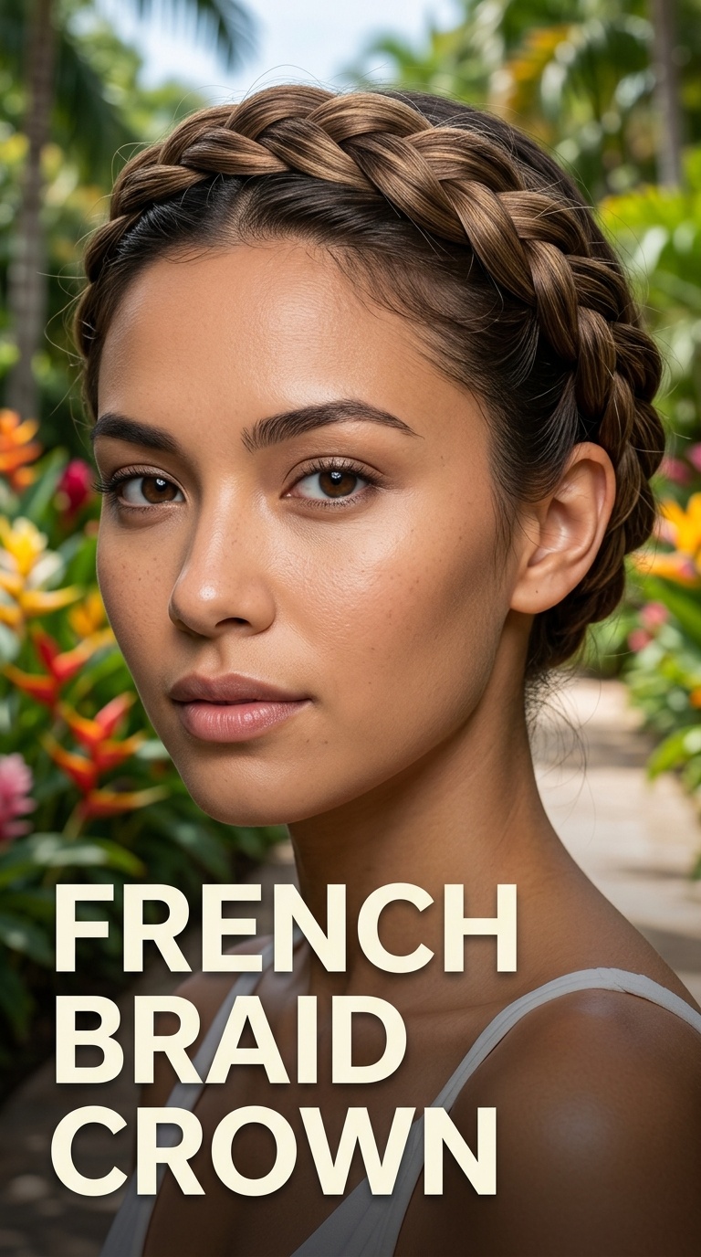 French Braid Crown