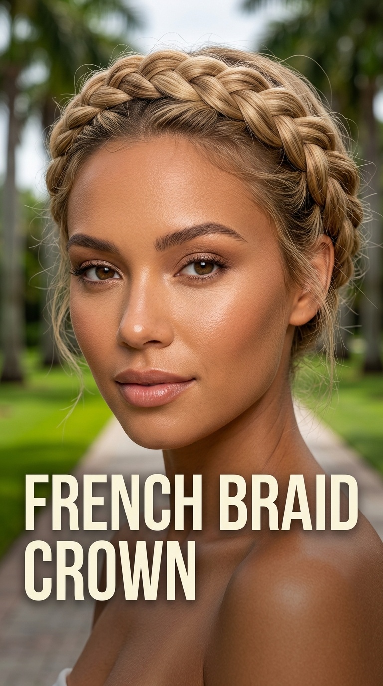 French Braid Crown