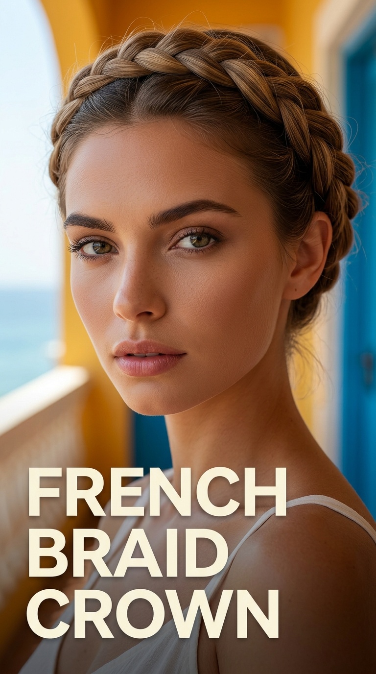 French Braid Crown