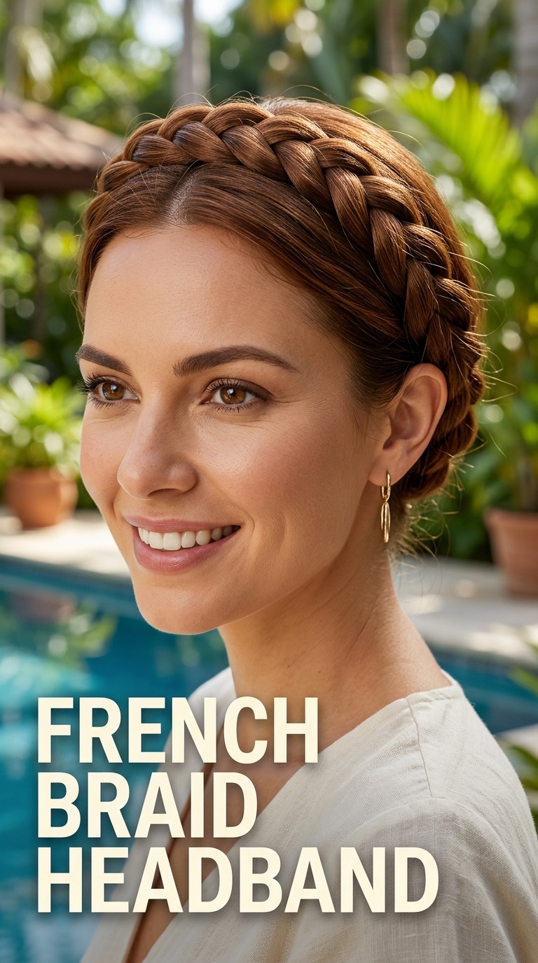 French Braid Headband
