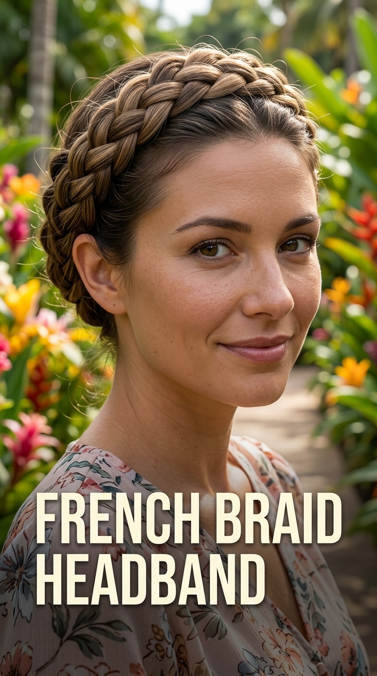 French Braid Headband