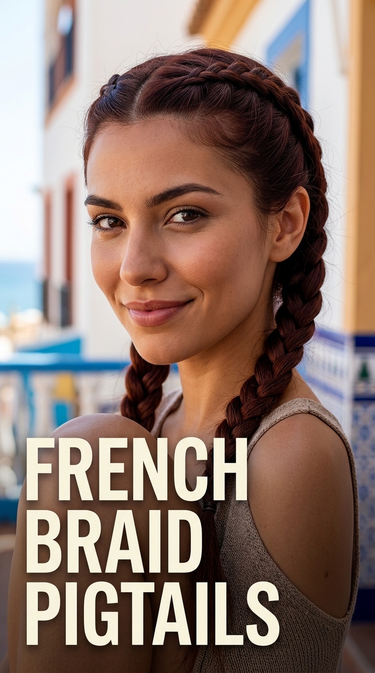 French Braid Pigtails