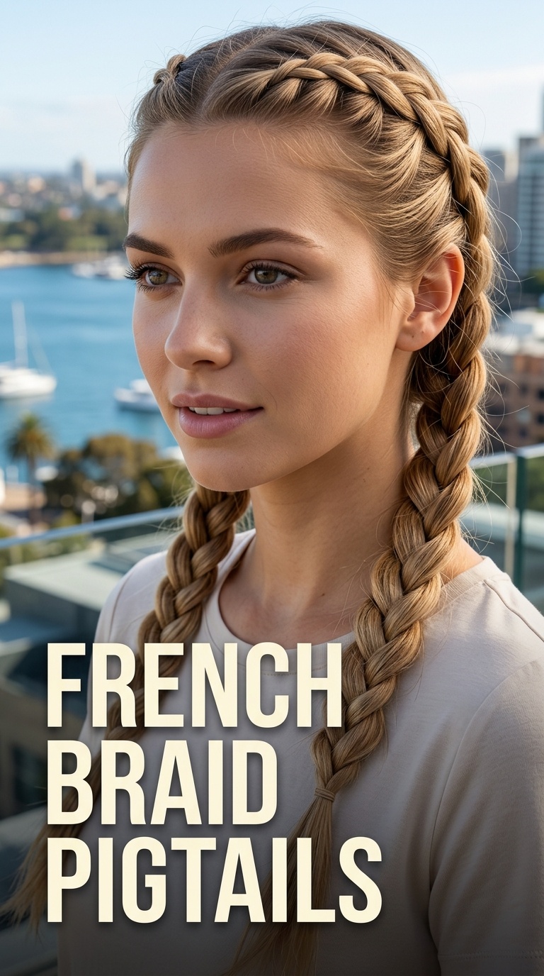French Braid Pigtails