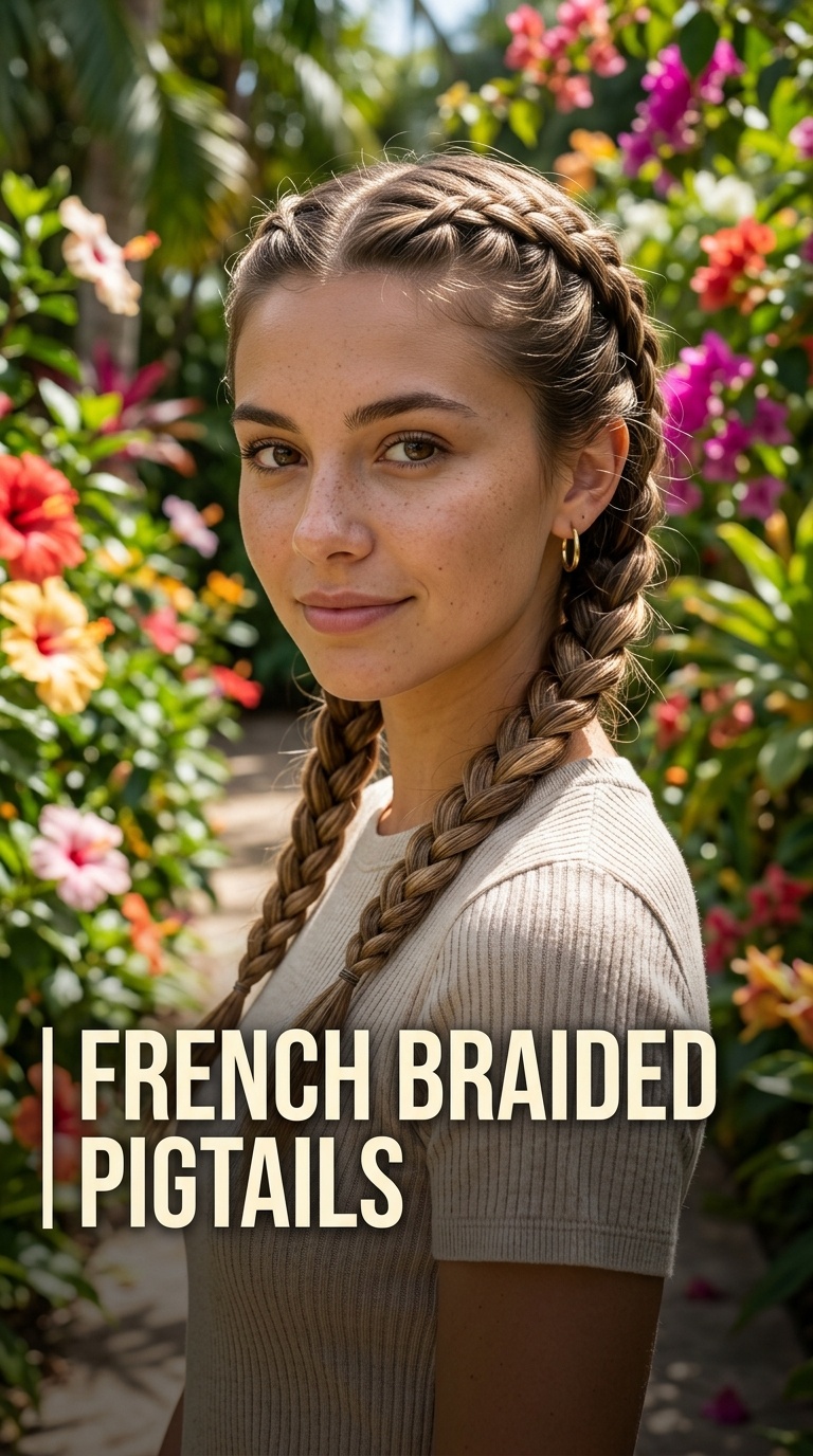 French Braided Pigtails