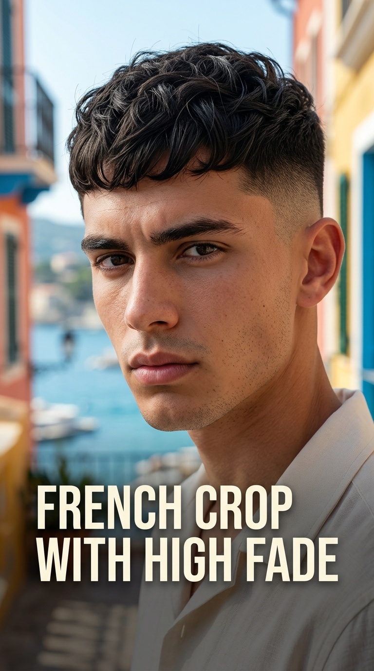 French Crop with High Fade