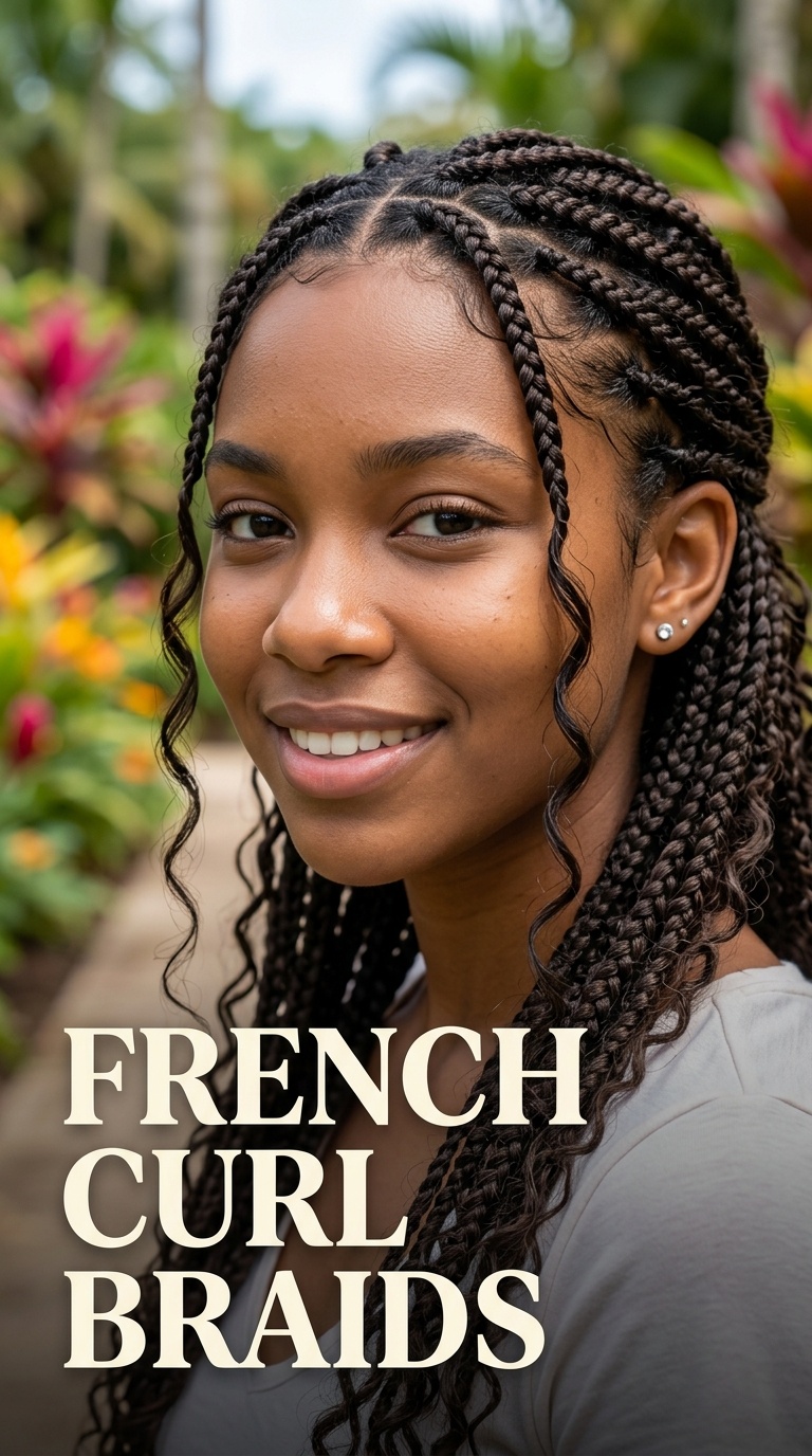 French Curl Braids