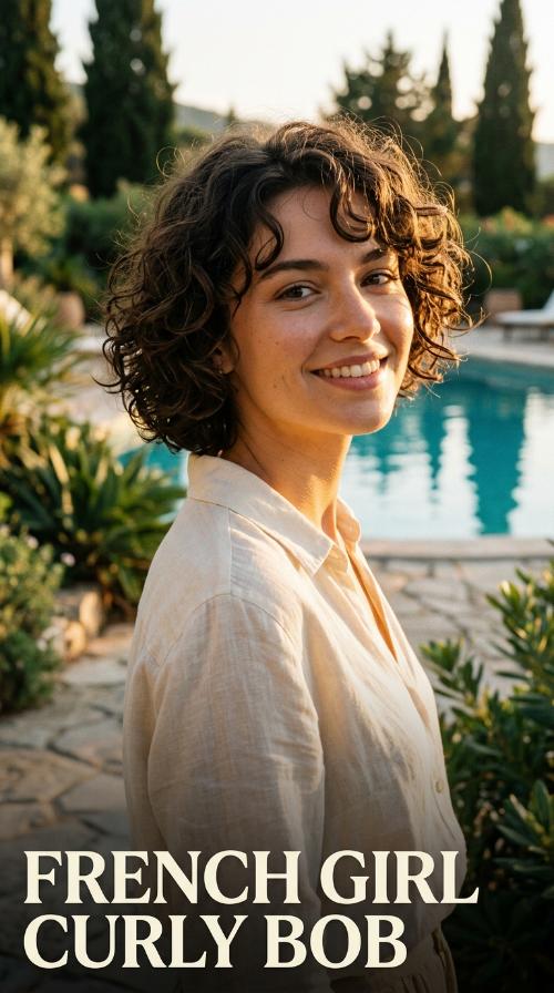 French Girl Curly Bob
