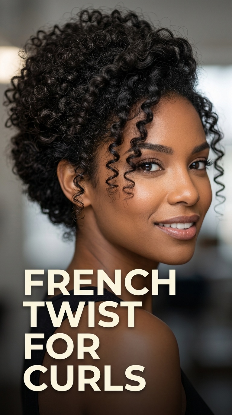 French Twist for Curls