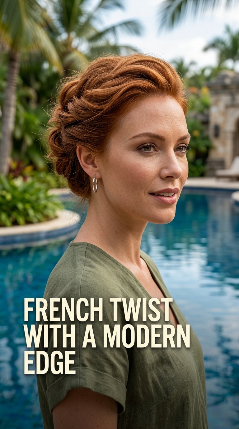 French Twist with a Modern Edge
