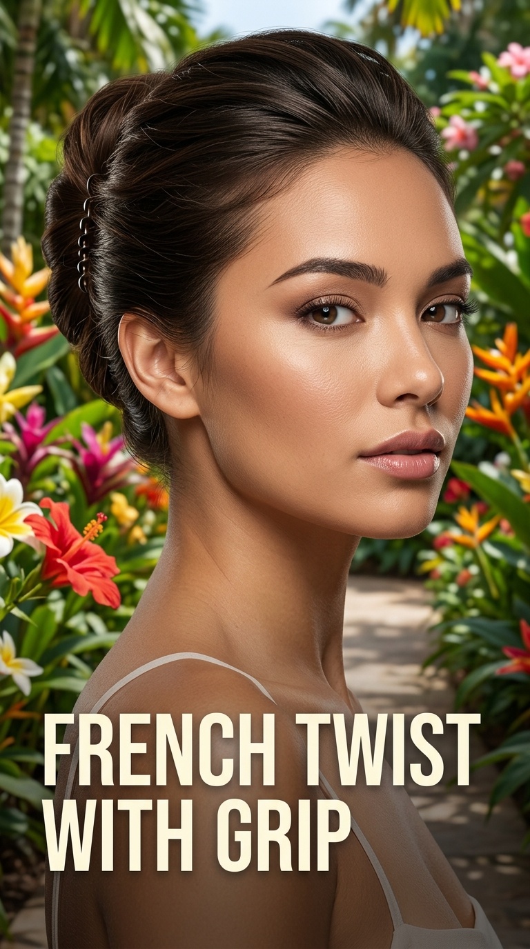 French Twist with Grip