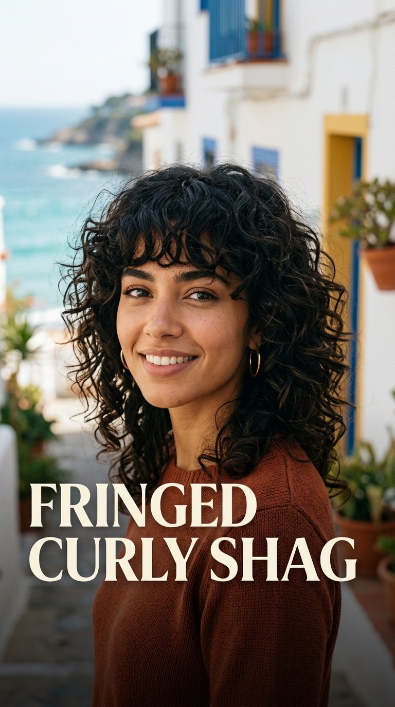 Fringed Curly Shag