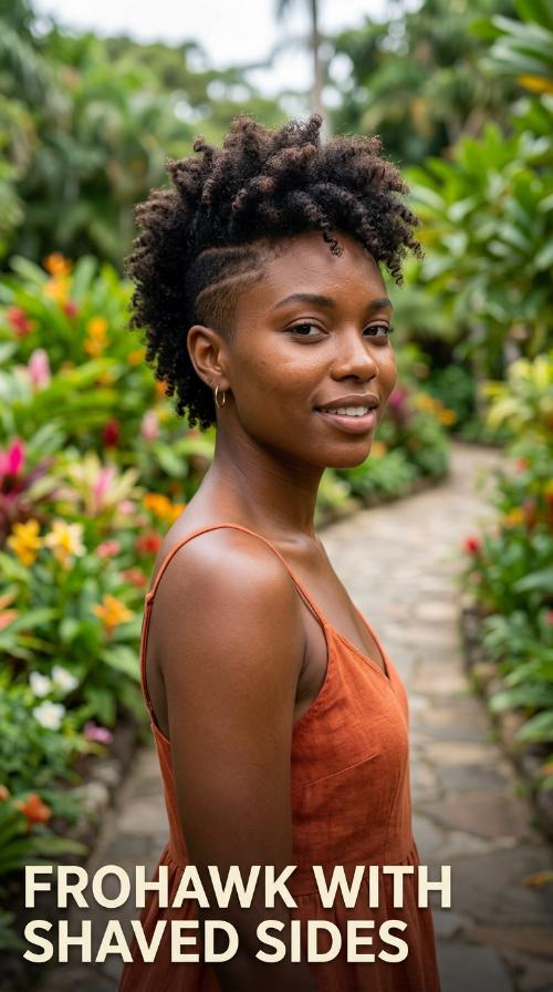 Frohawk with Shaved Sides