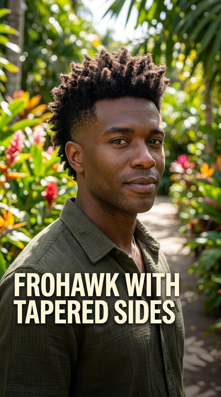 Frohawk with Tapered Sides