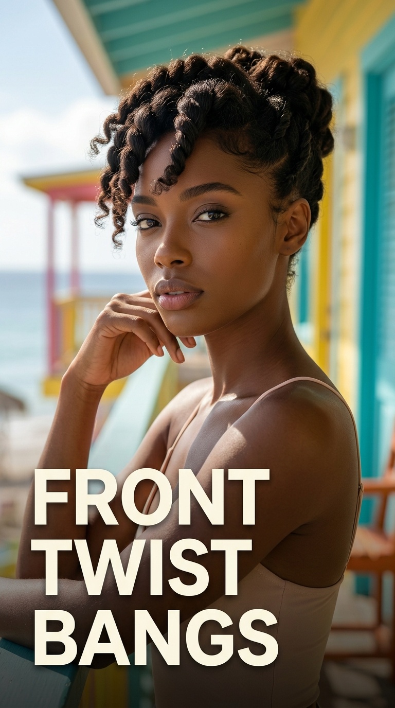 Front Twist Bangs
