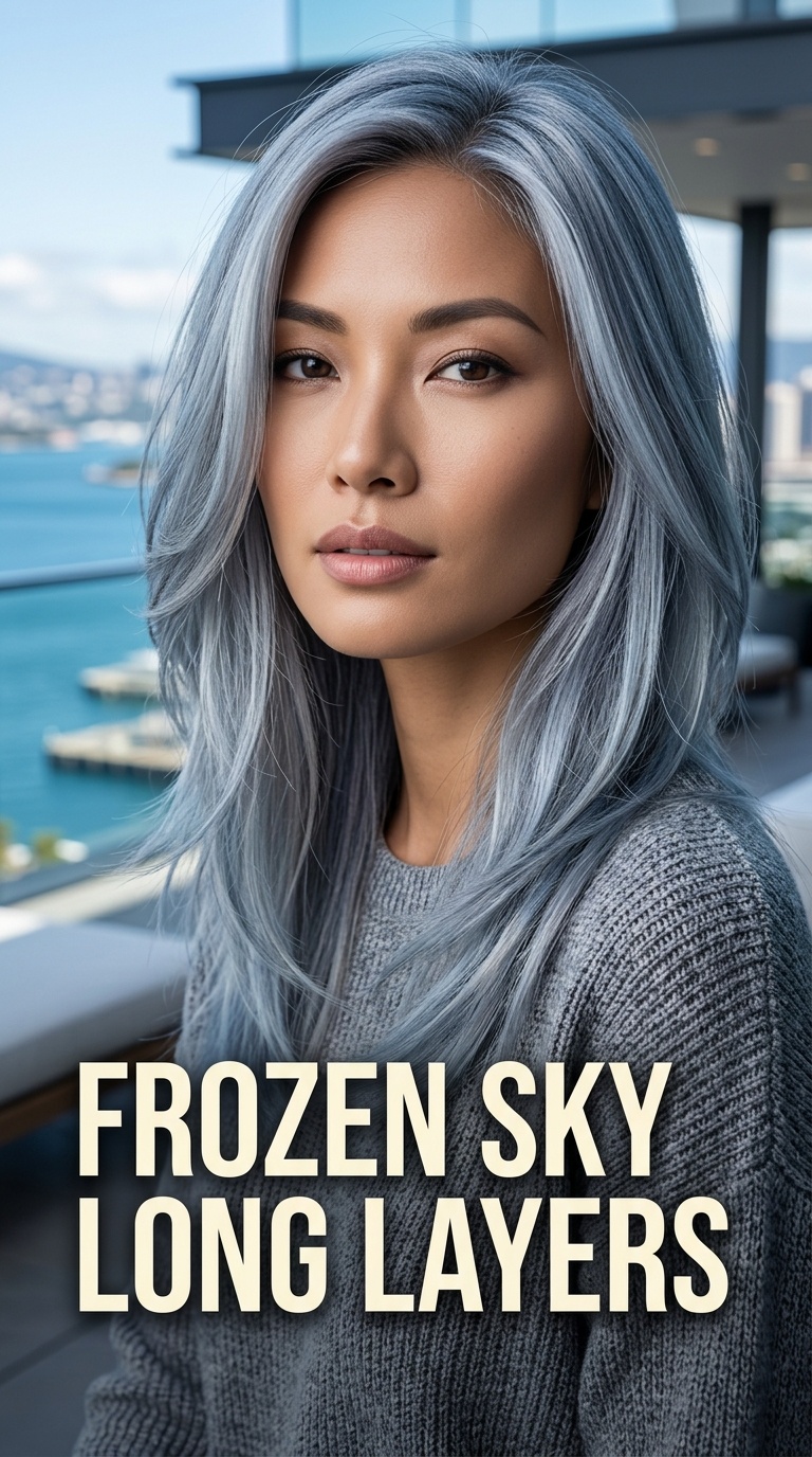 Frozen Sky Long Layers