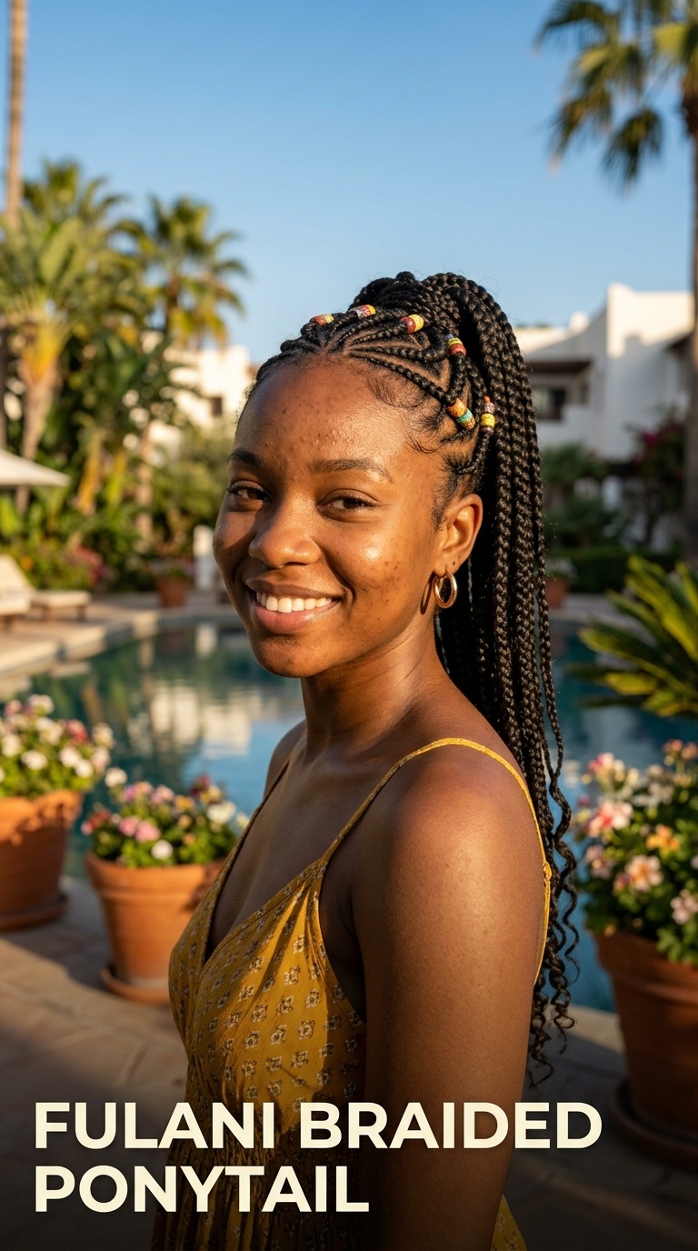 Fulani Braided Ponytail