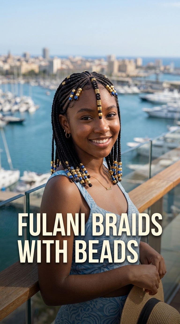 Fulani Braids with Beads
