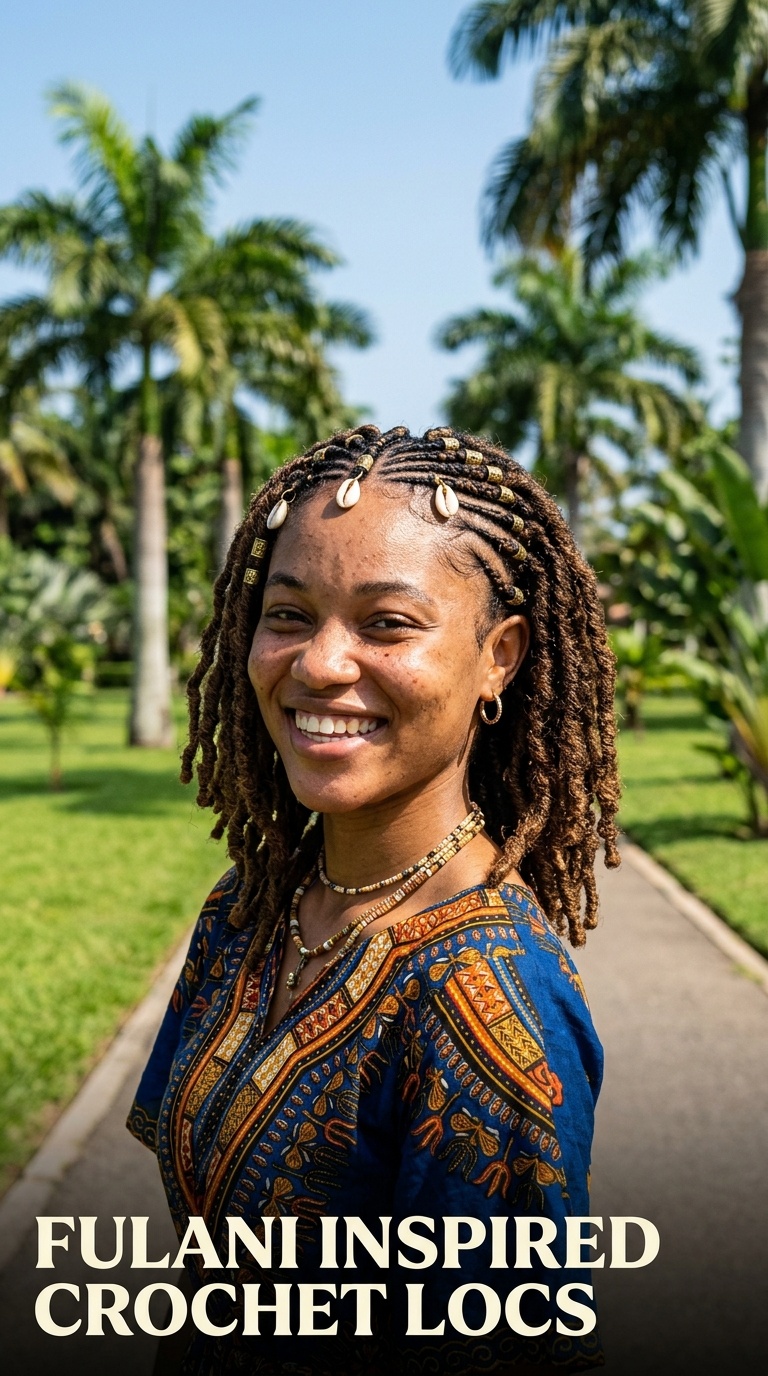 Fulani Inspired Crochet Locs