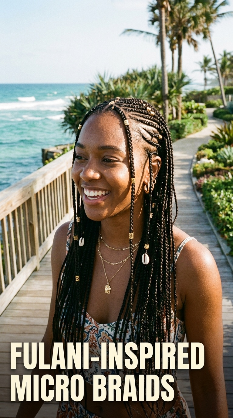 Fulani-Inspired Micro Braids