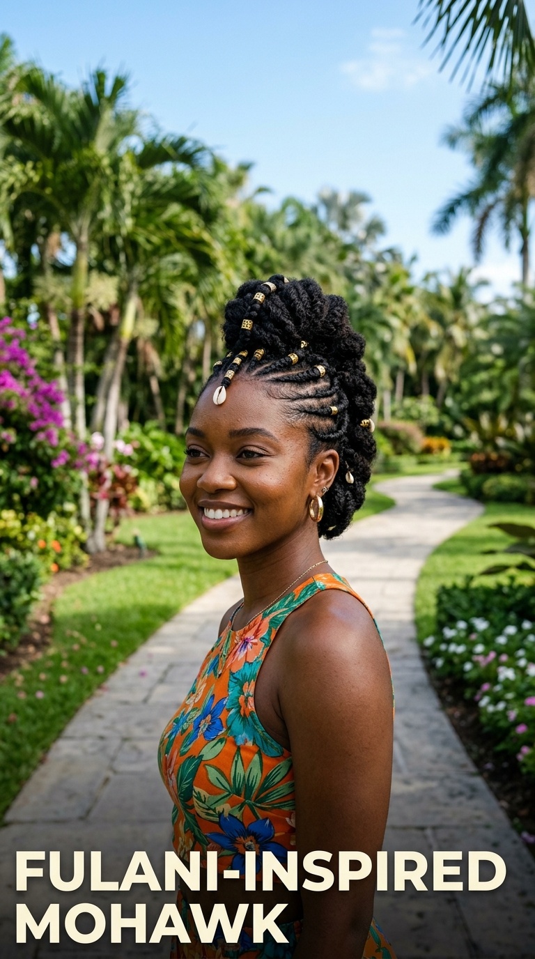 Fulani-Inspired Mohawk