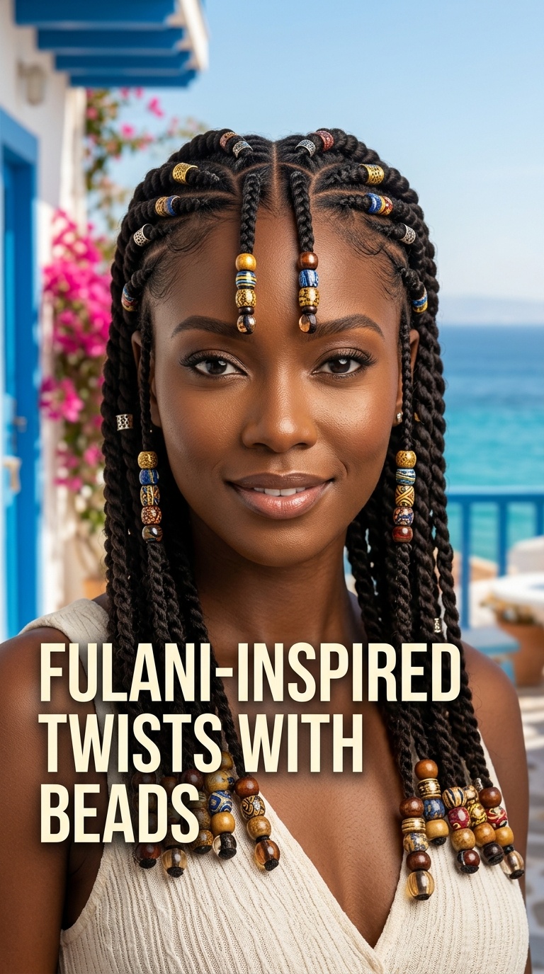 Fulani-Inspired Twists with Beads
