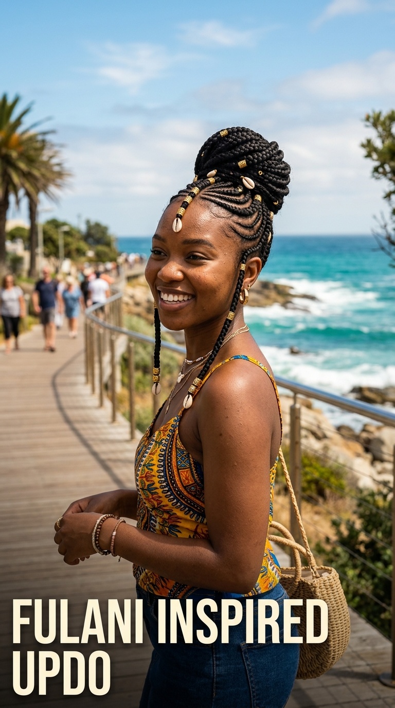 Fulani Inspired Updo