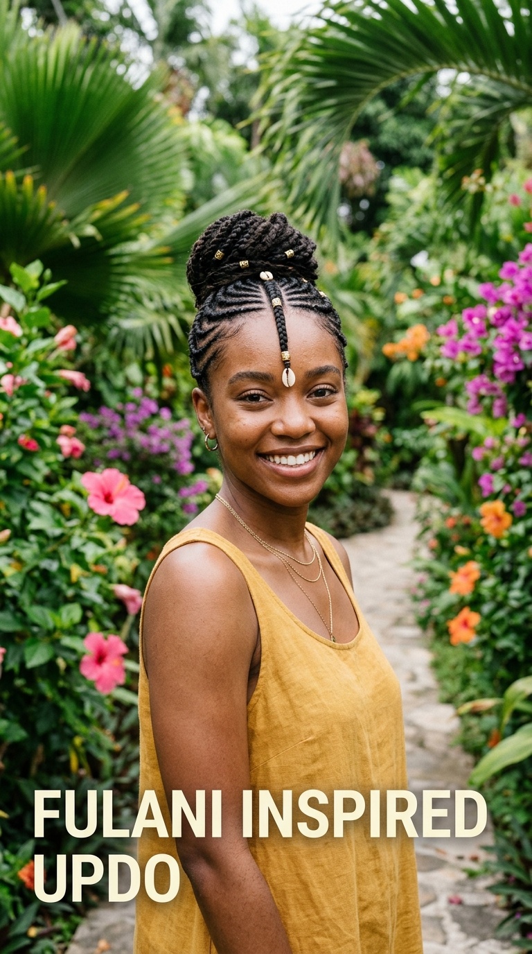 Fulani Inspired Updo