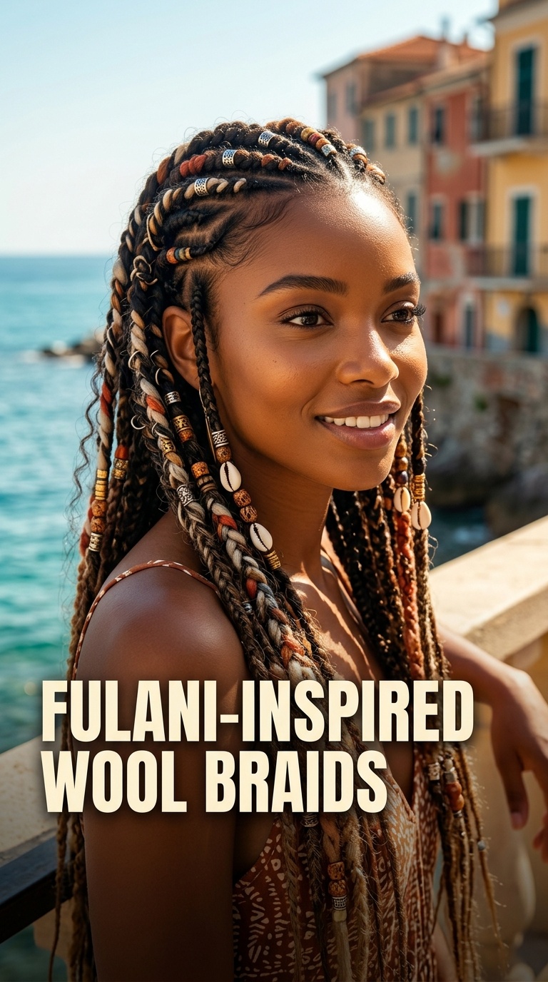 Fulani-Inspired Wool Braids