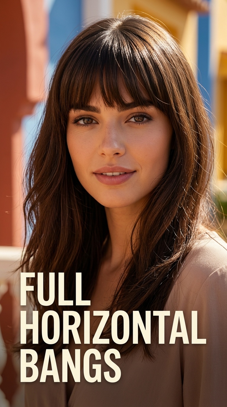 Full Horizontal Bangs