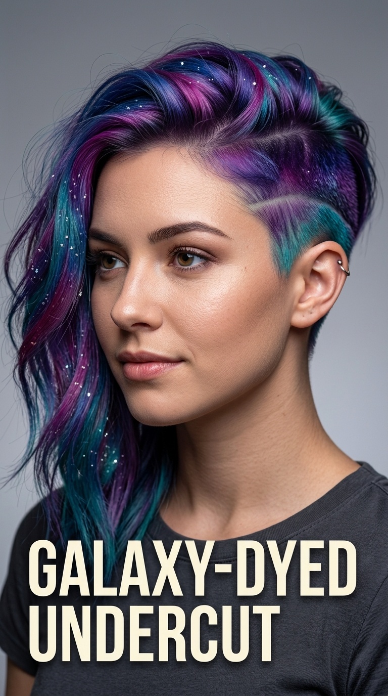 Galaxy-Dyed Undercut