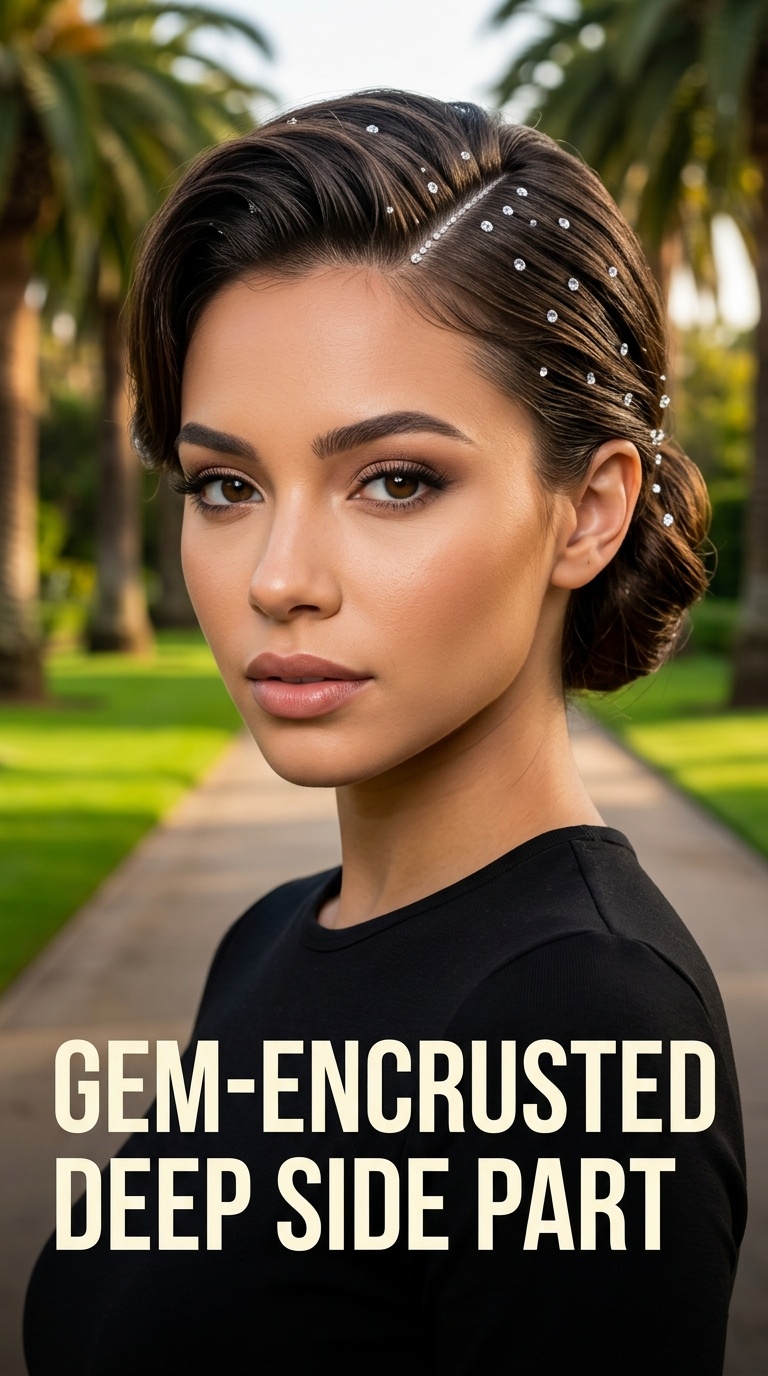 Gem-Encrusted Deep Side Part